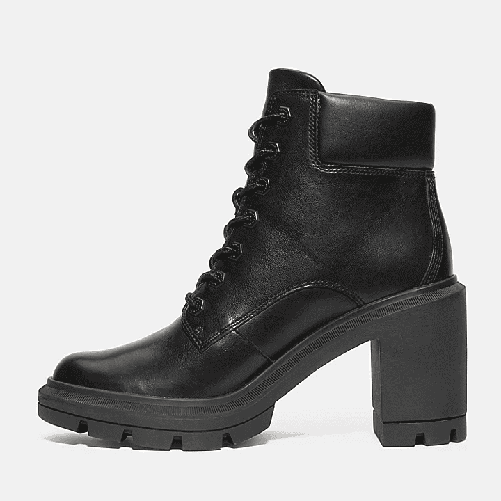 Timberland Allington Height Lace-Up Boot for Women in Monochrome Black